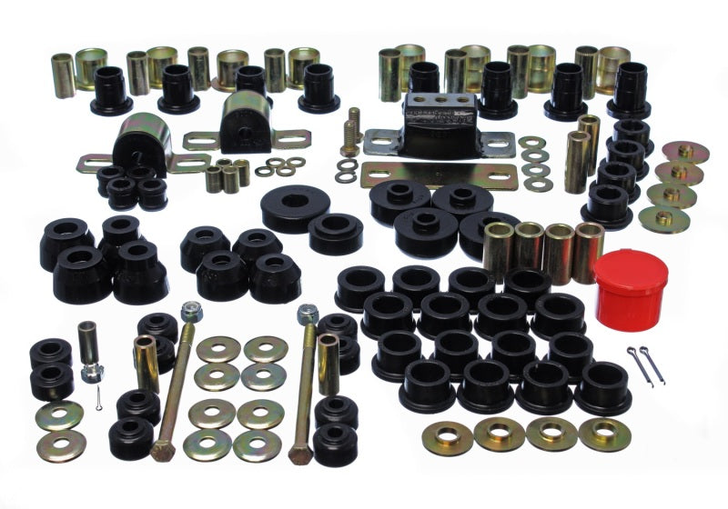 Energy Suspension 63-82 Chevrolet Corvette Black Hyper-flex Master Bushing Set - eliteracefab.com