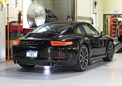 AWE Tuning Porsche 991 SwitchPath Exhaust for Non-PSE Cars Chrome Silver Tips AWE Tuning