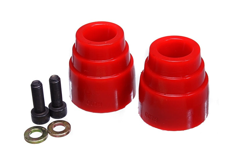 Energy Suspension 1996-2009 Toyota 4Runner Rear Bump Stops (Red) - eliteracefab.com