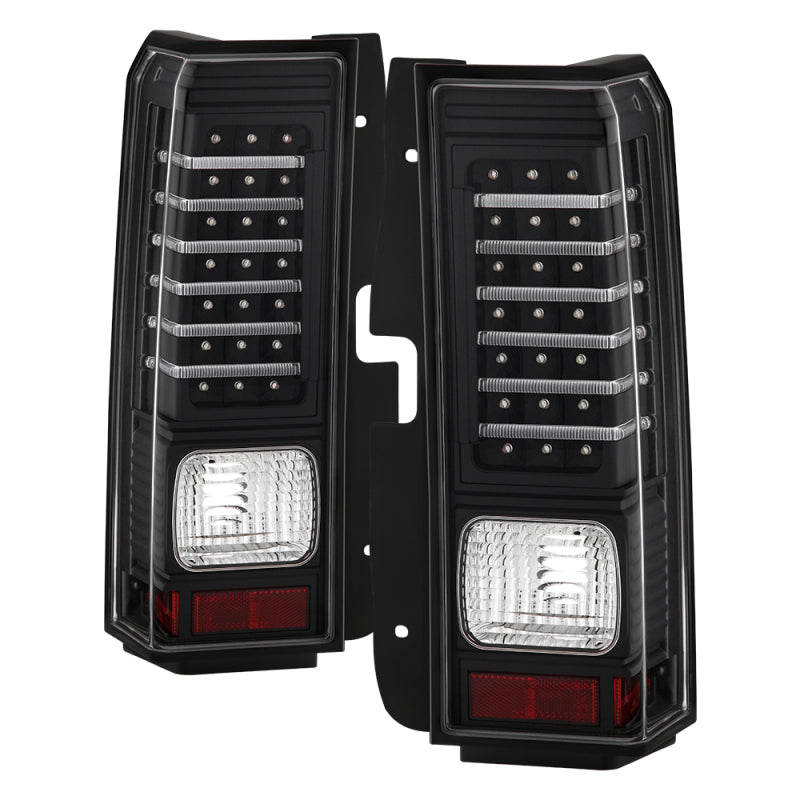 Xtune Hummer H3 06-09 ( Non H3T ) LED Tail Lights Black ALT-ON-HH306-LED-BK - eliteracefab.com