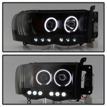 Load image into Gallery viewer, Spyder Dodge Ram 1500 02-05 03-05 Projector Headlights CCFL Halo LED Blk Smke PRO-YD-DR02-CCFL-BSM - eliteracefab.com