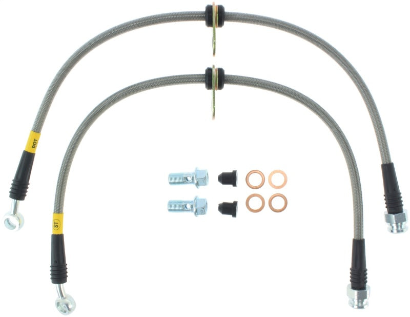 STOPTECH 02-06 ACURA RSX / 04-09 TSX / 03-07 ACCORD / 09 ACCORD COUPE & SEDAN REAR SS BRAKE LINES, 950.40502 - eliteracefab.com