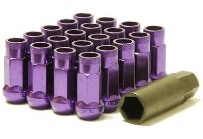 WHEEL MATE MUTEKI SR48 OPEN END LUG NUTS – PURPLE 12×1.25 48MM - eliteracefab.com