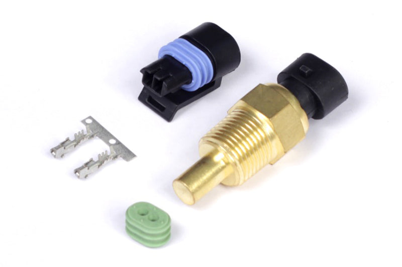 Haltech Coolant Temp Sensor 3/8 NPT 18 TPI (Incl Delphi Plug & Pins) - eliteracefab.com