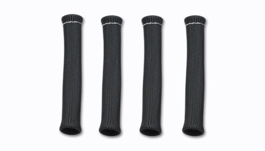 Vibrant 3/4in Dia Spark Plug Boot Insulator (4/Pack) Black color - eliteracefab.com