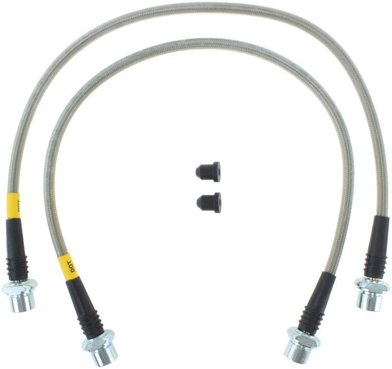 StopTech 05-17 Toyota Tacoma Stainless Steel Rear Brake Line Kit - eliteracefab.com