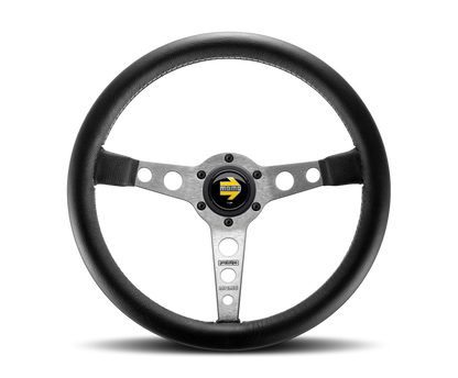 MOMO Prototipo 350mm Black Leather Steering Wheel (PRO35BK0S)