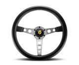 MOMO Prototipo 350mm Black Leather Steering Wheel (PRO35BK0S)