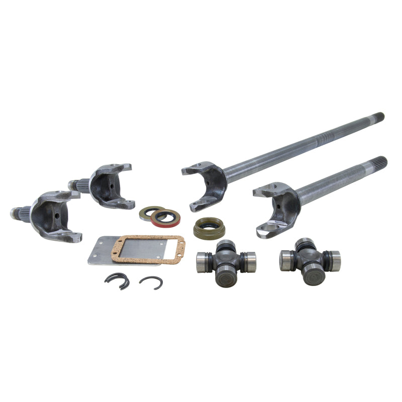 Yukon Gear Front 4340 Chrome-Moly Replacement Axle Kit For 82-86 Dana 30 Jeep CJ Yukon Gear & Axle