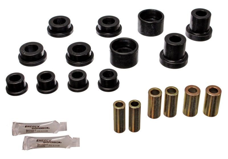 Energy Suspension 90-94 Mitsubishi Eclipse AWD Black Rear Control Arm Bushing Set - eliteracefab.com