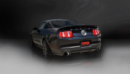 Corsa 11-12 Ford Mustang Shelby GT500 5.4L V8 Black Sport Axle-Back Exhaust CORSA Performance