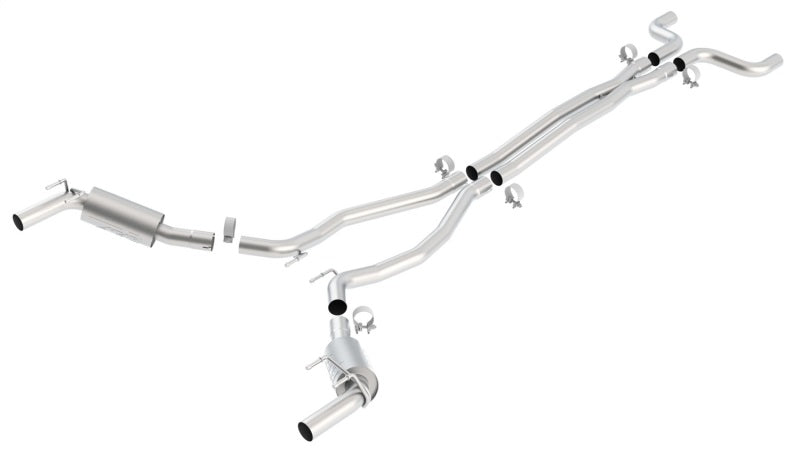 Borla 10-13 Chevy Camaro SS 6.2L V8 ATAK Catback Exhaust Incl. X Pipe works w/GFX Package - eliteracefab.com