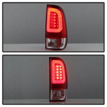 Load image into Gallery viewer, Spyder 08-16 Ford Super Duty F-250 V3 Light Bar LED Tail Lights - Red Clear (ALT-YD-FS07V3-LBLED-RC) - eliteracefab.com