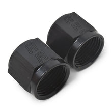 Load image into Gallery viewer, Russell Performance -4 AN Tube Nuts 1/4in dia. (Black) (6 pcs.)