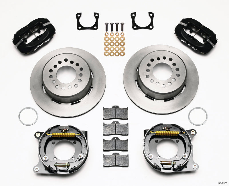 Wilwood Forged Dynalite P/S Park Brake Kit Chevy 12 Bolt-Spec 3.15in Brng Wilwood