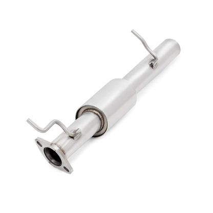 Mishimoto 14-16 Ford Fiesta ST 1.6L 2.5in Stainless Steel Resonated Cat-Back Exhaust w/ Black Tips - eliteracefab.com
