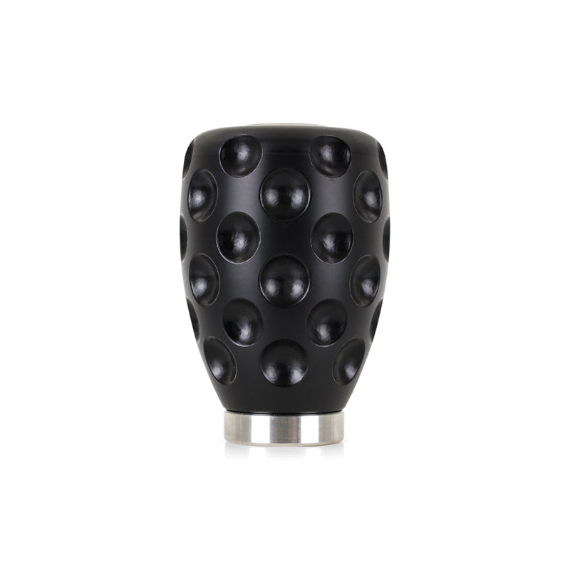 Mishimoto Steel Core Dimple Shift Knob Black Delrin - eliteracefab.com