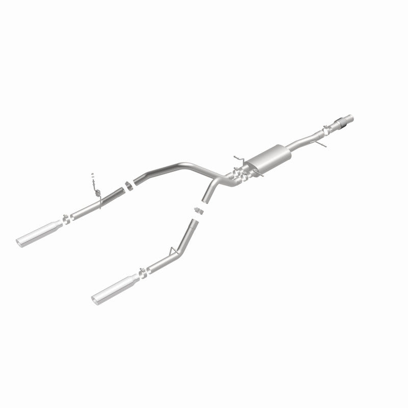 Magnaflow 14 Chev Silverado V8 5.3L SC Cab Dual Split Rear Exit SS Cat Back Perf Exhaust Magnaflow