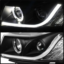 Load image into Gallery viewer, Spyder Chevy Cruze 11-14 Projector Headlights Light Tube DRL Blk PRO-YD-CCRZ11-LTDRL-BK - eliteracefab.com