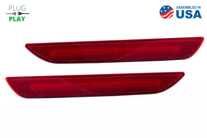 Diode Dynamics 15-21 EU/AU Ford Mustang LED Sidemarkers - Red (Pair) Diode Dynamics