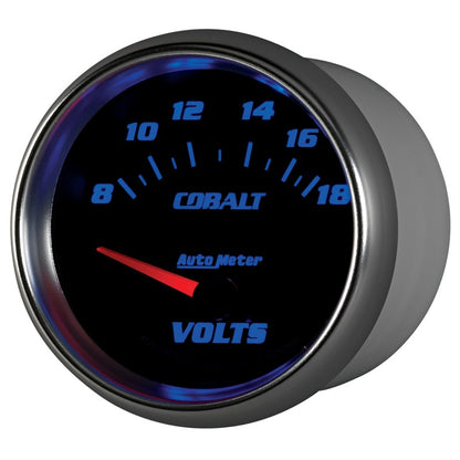 AutoMeter Gauge Voltmeter 2-5/8in. 18V Electric Cobalt 7991