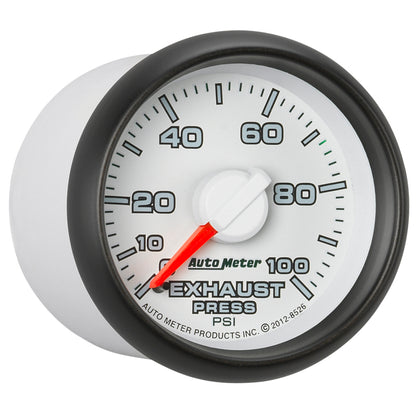 Autometer Factory Match 52.4mm Mechanical 0-100 PSI Exhaust (Drive) Pressure Gauge 8526