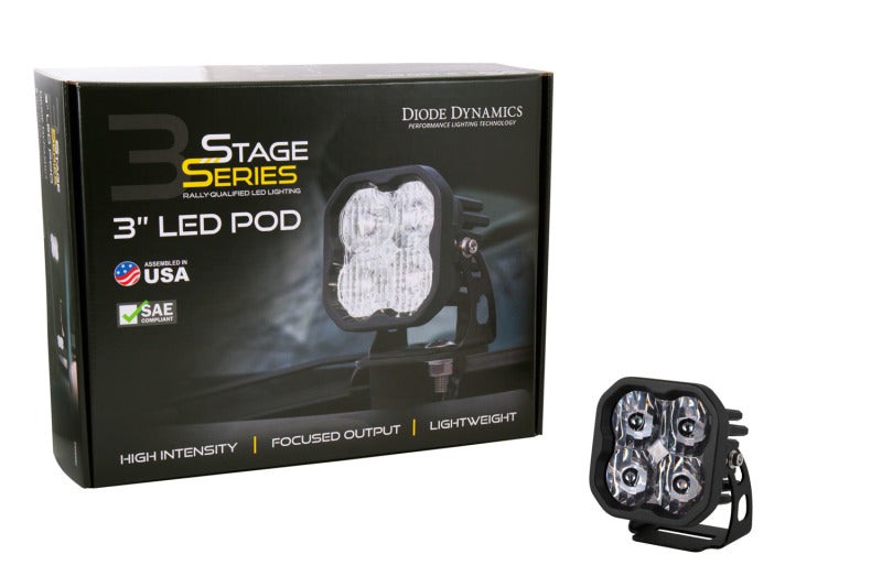 Diode Dynamics SS3 LED Pod Pro - White Combo Standard (Single)