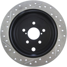 Load image into Gallery viewer, STOPTECH 08-10 IMPREZA WRX (EXC STI)/08-10 IMPREZA COUPE/SEDAN SLOTTED &amp; DRILLED LEFT REAR ROTOR, 127.47029L - eliteracefab.com