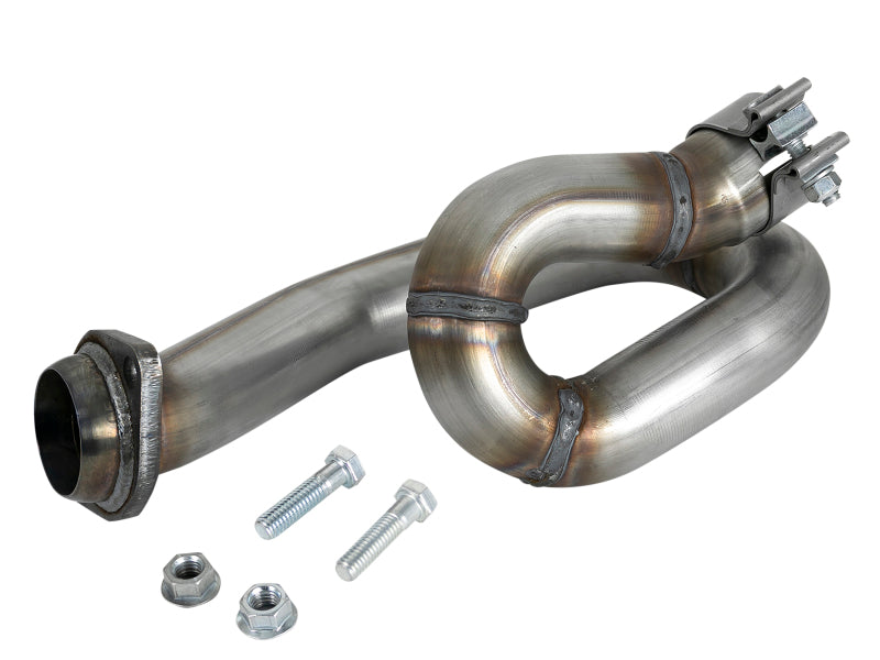 aFe POWER Twisted Steel Loop Relocation Pipe 2018 Jeep Wrangler (JL) V6-3.6L aFe