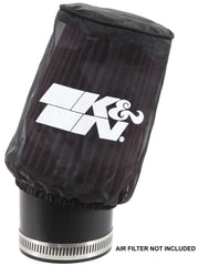 K&N Snowcharger Air FIlter Wrap Round Tapered Black - 3.75in Base ID x 3in Top ID x 5in H