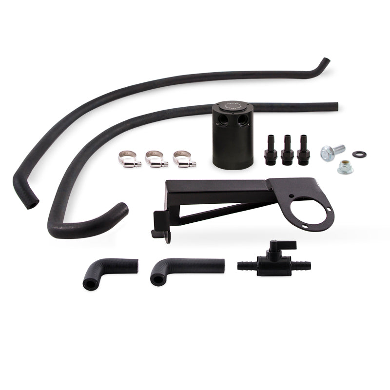 Mishimoto 2016+ Ford Focus RS Baffled Oil Catch Can Kit - Black - eliteracefab.com