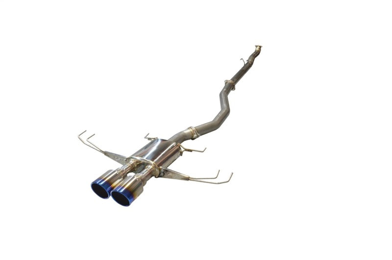 Injen 17-19 Honda Civic Type-R 3in SS Cat-Back Exhaust w/ Dual Burnt Titanium Tips - eliteracefab.com