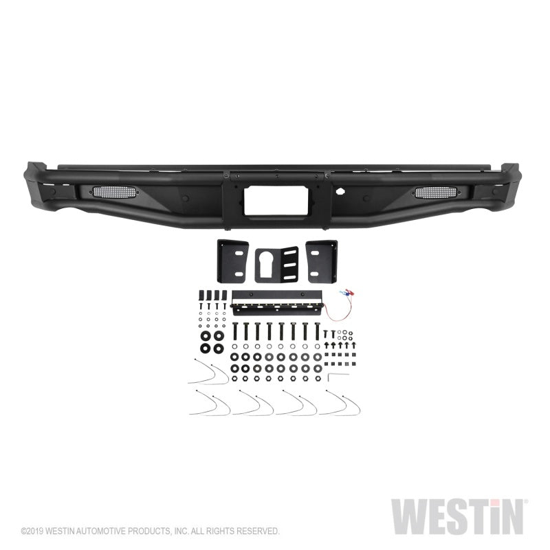 Westin 17-20 Ford F-150 Raptor Outlaw Rear Bumper - Tex. Blk Westin