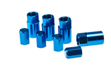 Load image into Gallery viewer, WHEEL MATE ALUMINUM TPMS VALVE STEM COVER – BLUE ANODIZE - eliteracefab.com