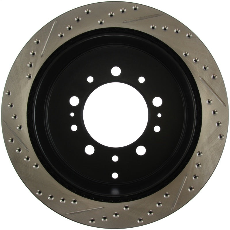 StopTech Slotted & Drilled Sport Brake Rotor - eliteracefab.com