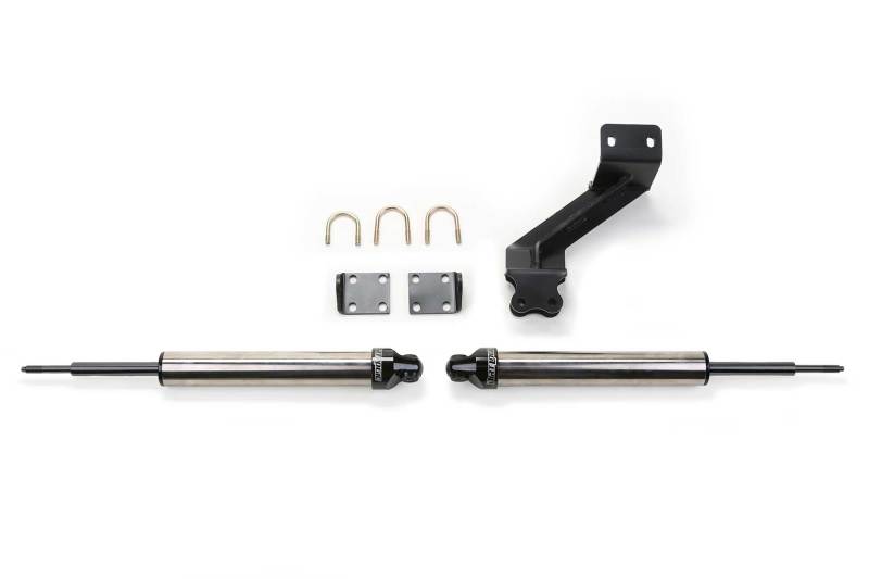 Fabtech 14-18 Ram 2500/3500 4WD Dual Steering Stabilizer System w/DL 2.25 Shocks - eliteracefab.com