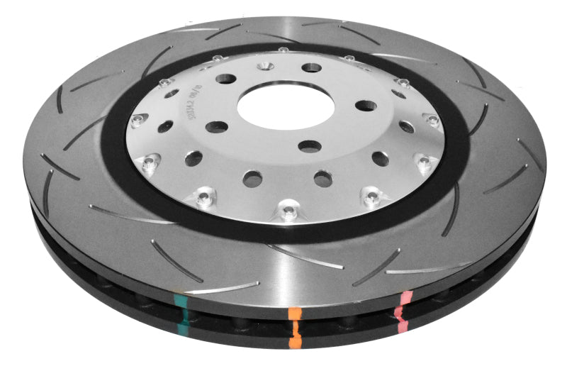 DBA 13-16 Audi RS5 (w/ Scalloped Edge Iron Rotors) Rear 5000 Series Slotted Rotor w/Silver Hat DBA