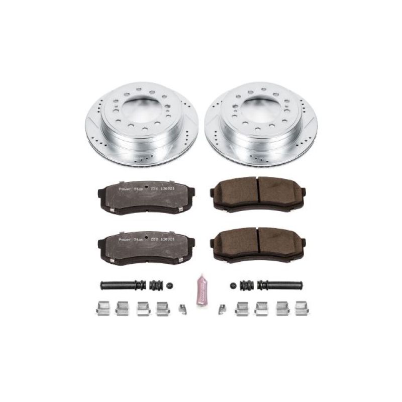 Power Stop 10-19 Lexus GX460 Rear Z36 Truck & Tow Brake Kit - eliteracefab.com