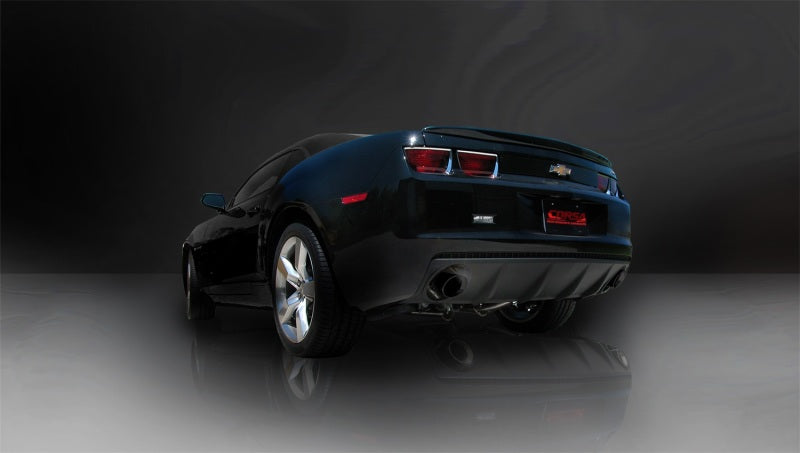 Corsa 10-14 Chevrolet Camaro Convertible SS 6.2L V8 Manual Black Sport Cat-Back + XO Exhaust CORSA Performance