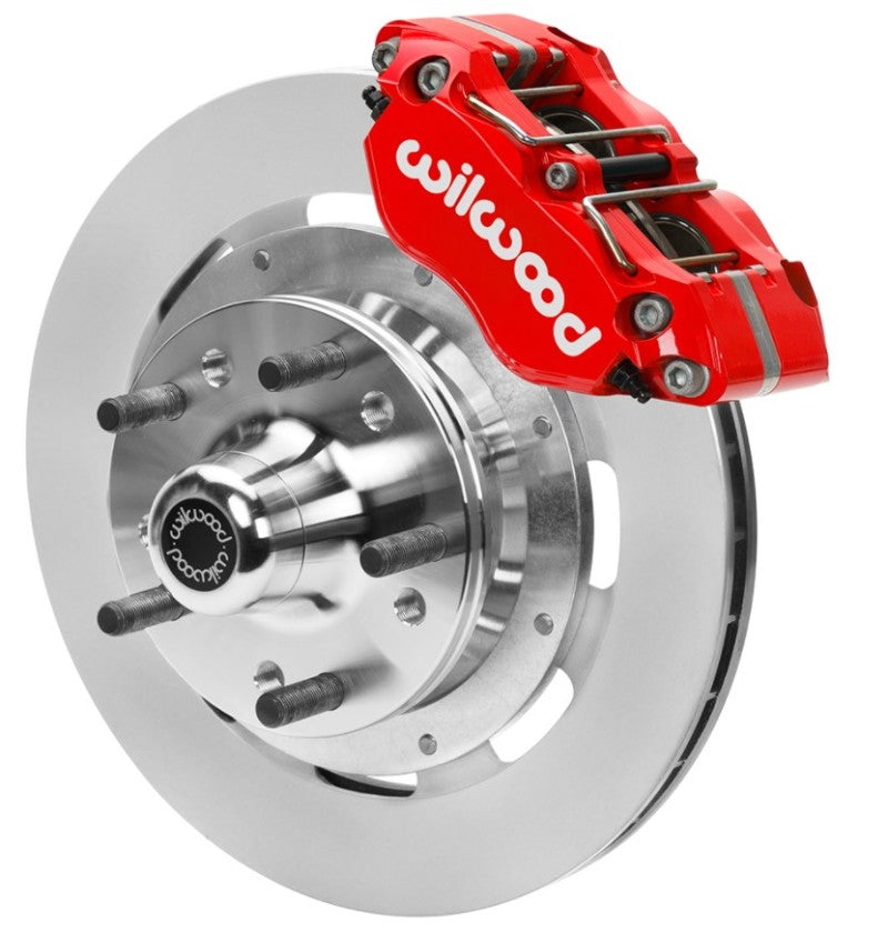 Wilwood 70-81 FBody/75-79 A&XBody Dynapro Frt Brk Kit 11.75in Rtr Red Caliper Use w/ ProDrop Spindle Wilwood