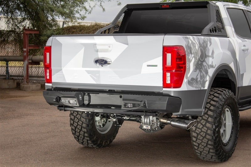 Addictive Desert Designs 2019 Ford Ranger Stealth Fighter Rear Bumper w/ Backup Sensor Holes Addictive Desert Designs