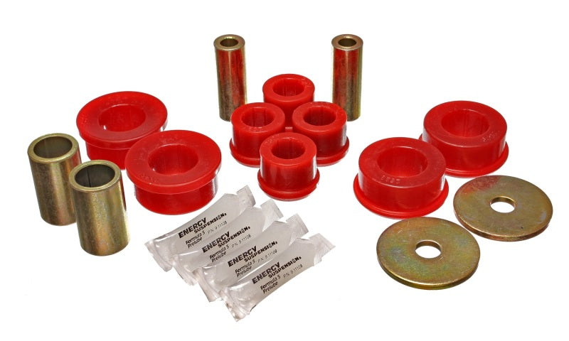 Energy Suspension 02-06 Subaru Impreza/WRX Red Front Control Arm Bushing Set - eliteracefab.com