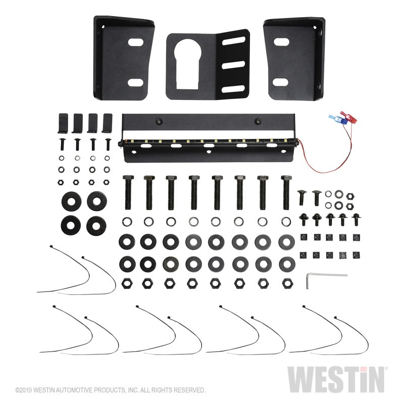 Westin 17-20 Ford F-150 Raptor Outlaw Rear Bumper - Tex. Blk Westin