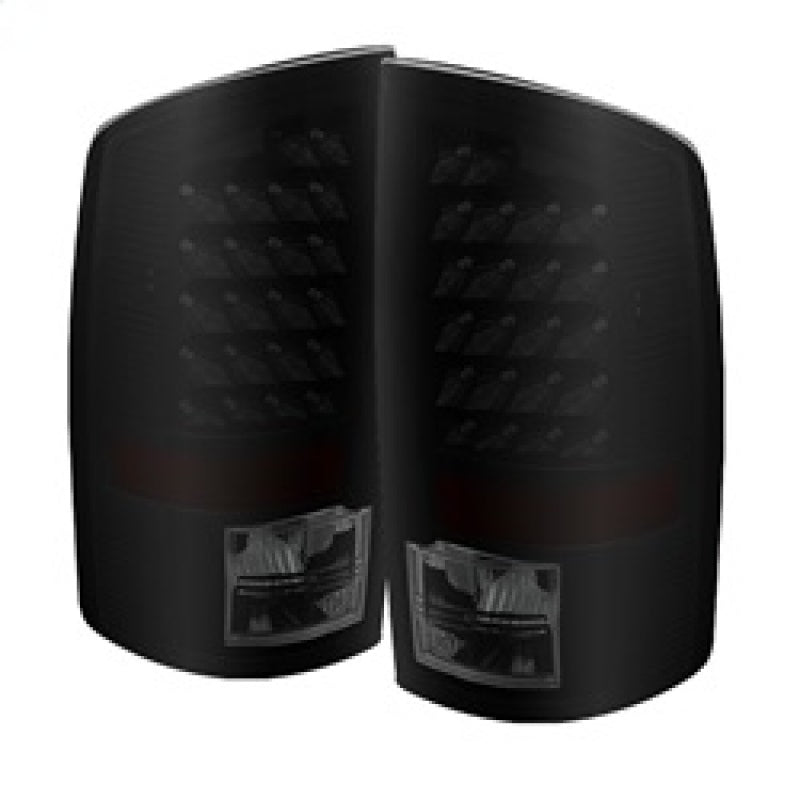 Xtune Dodge Ram 02-06 1500 / Ram 2500/3500 03-06 LED Tail Light Black Smoke ALT-JH-DR02-LED-BKSM - eliteracefab.com