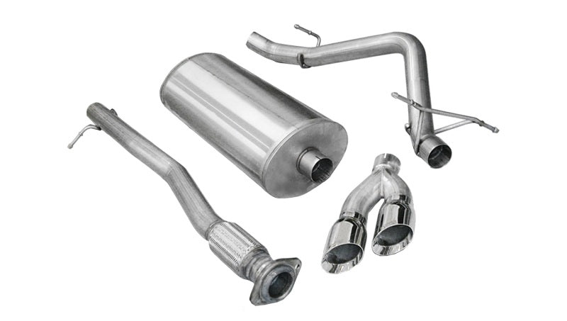 Corsa 11-13 Chevrolet Silverado Crew Cab/Short Bed 1500 6.2L V8 Polished Sport Cat-Back Exhaust CORSA Performance