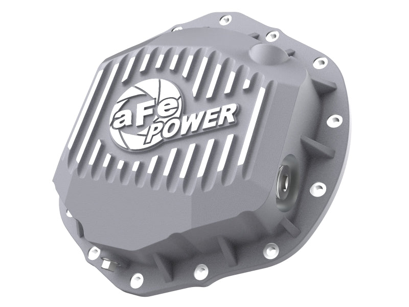 aFe Street Series Rear Differential Cover Raw w/ Machined Fins 19-20 Ram 2500/3500