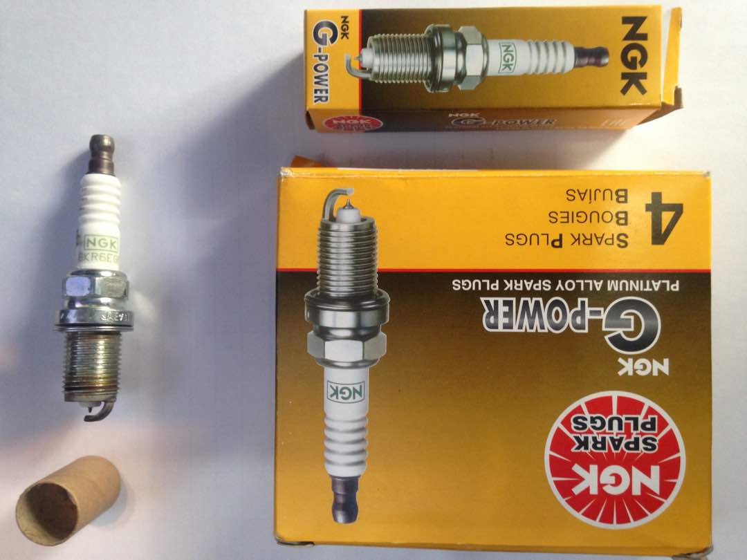 NGK V-Power Spark Plug Box of 4 (BKR6E) - eliteracefab.com