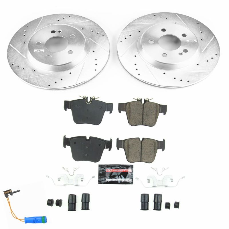 Power Stop 2018 Mercedes-Benz C43 AMG Rear Z23 Evolution Sport Brake Kit PowerStop