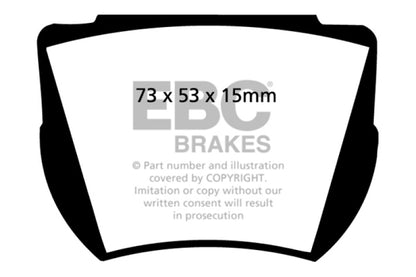 EBC GreenStuff Rear Brake Pads - DP2141 EBC