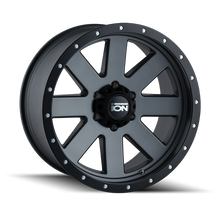 Load image into Gallery viewer, ION Type 134 20x10 / 6x139.7 BP / -19mm Offset / 106mm Hub Matte Gunmetal/Black Beadlock Wheel